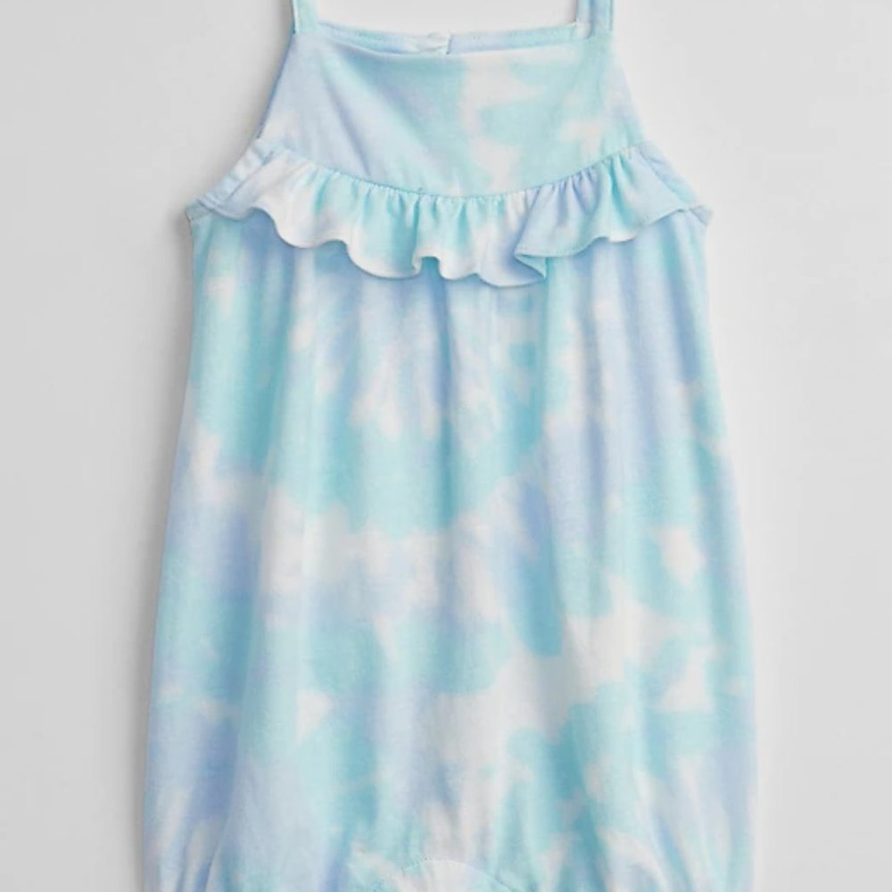 Baby Ruffle Tie-Dye Shorty One-Piece